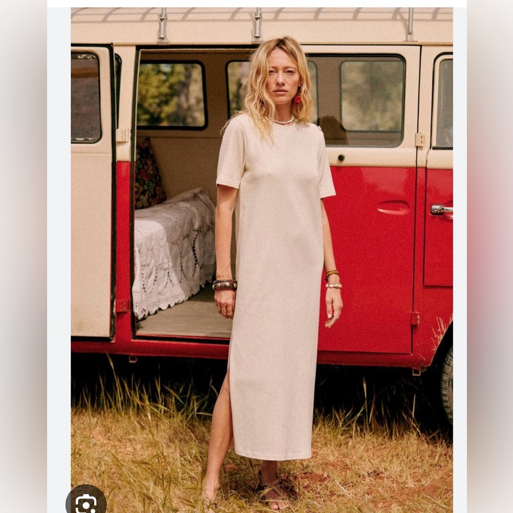Sezane cream EMY dress - medium
